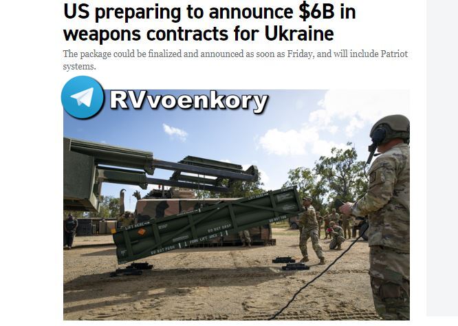 ‼️🇺🇸🇺🇦Spojené státy připravují největší balíček pomoci v historii pro Ukraj...